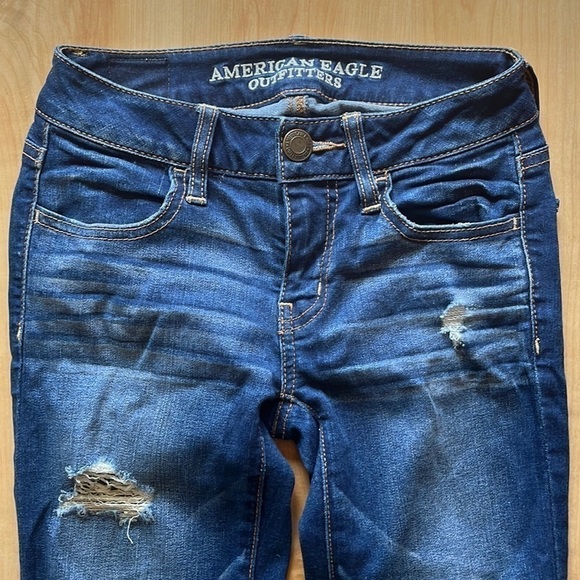 American Eagle Outfitters Distressed Jegging Jeans - Picture 5 of 10